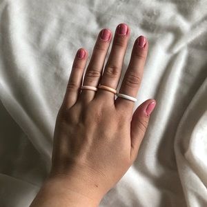 Set of 3 silicone rings